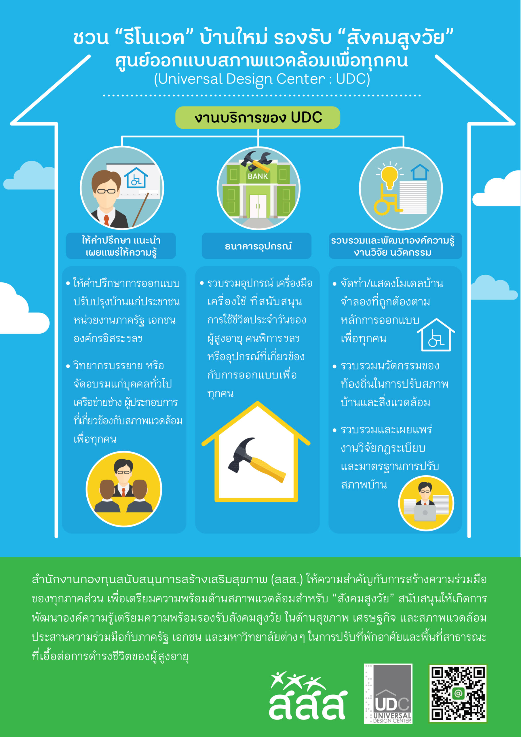 รีโนเวตบ้านใหม่รองรับสังคมสูงวัยกับ UDC